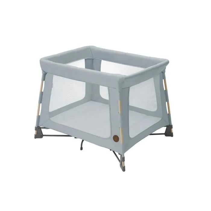 MAXI-COSI Swift ECO, Lit de voyage 3 en 1: Berceau, Lit et Parc, léger et pliable, De la naissance à 3.5 ans, Beyond Grey-1