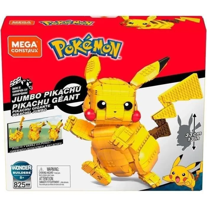 Mega Construx - Pokémon Pikachu Géant - Briques de construction - Dès 8 ans FVK81-2
