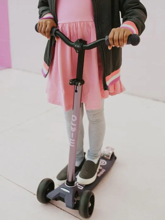 Trottinette 3 roues Enfant - Maxi Deluxe Pro Rose - MICRO - Loisir-3