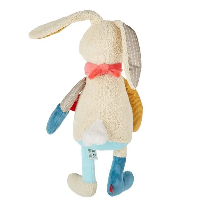 Peluche Sigikid - 42851 - Patchwork Sweety Doudou Multicolore Lapin-1