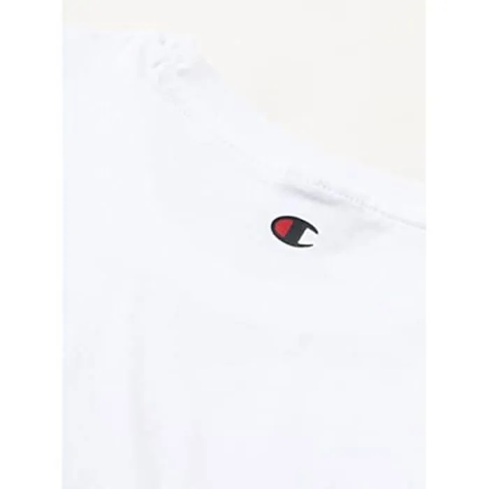 T-shirt et short garçon - Champion - Legacy Graphic Shop - Blanc/Bleu cobalt - Mini me - Graphiques ludiques-1