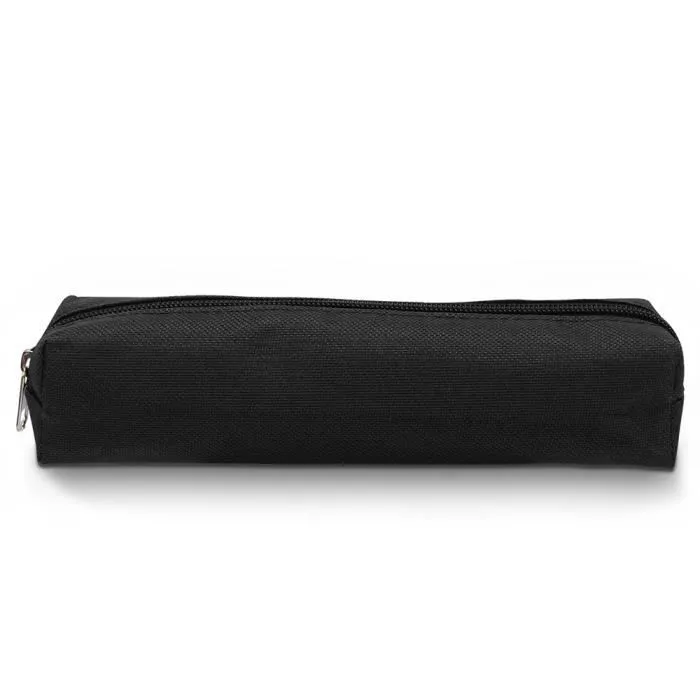 Trousse à crayons - WAYTEX - 931273N - Polyester souple - Fermeture zippée - Noir uni-1