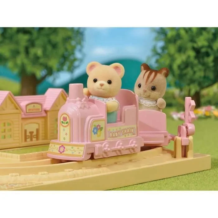 Train Tchou-tchou des bébés - SYLVANIAN FAMILIES - 5320 - La Crèche, l'école-2