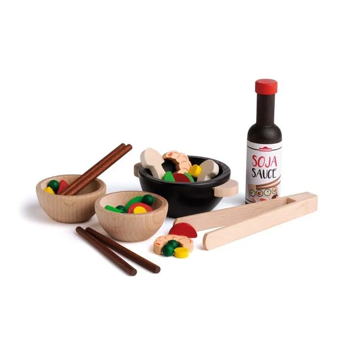 Dinette - cuisine Erzi - 28181 - Cibo Asiatico-Assortimento Jouet, , Multicolore-1