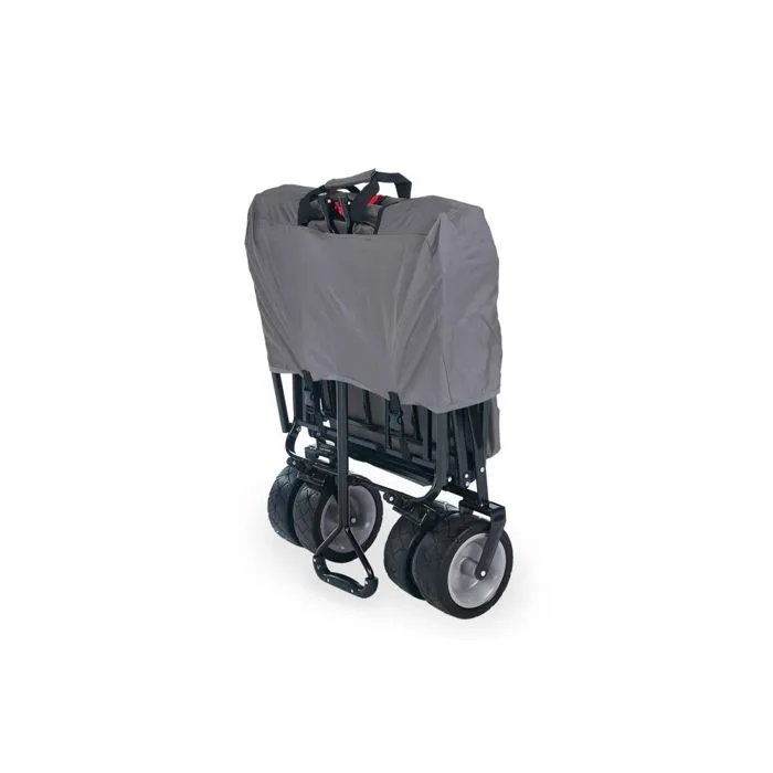 Chariot pliant Paxi Pinolino - Gris - Pour enfants à partir de 18 mois - Pare-soleil compris-2