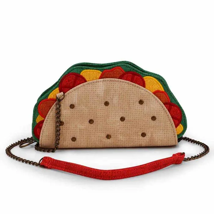Sac à Bandoulière - Oh My Pop! - Tacos - Beige - Taille Unique - Mixte-1