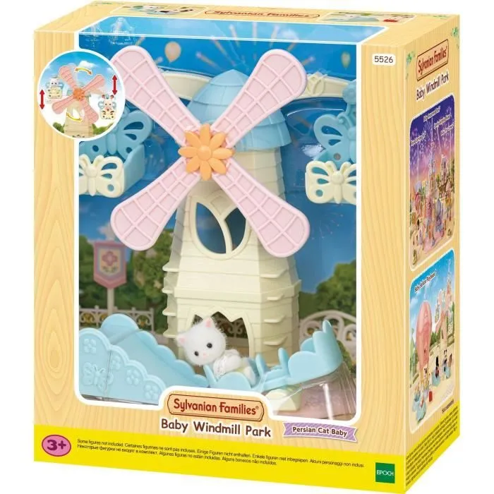 Figurines miniatures - SYLVANIAN FAMILIES - Le moulin des bébés - Intérieur - Rose - 3 ans-7