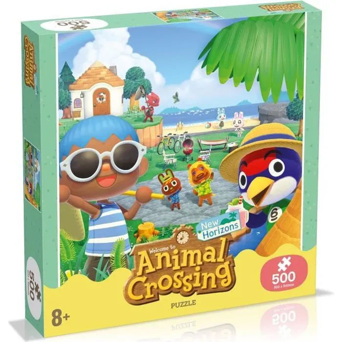 Puzzle ANIMAL CROSSING 500 pièces - Winning Moves - Dessins animés et BD - A partir de 8 ans-0