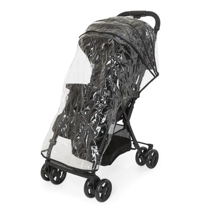 CHICCO Poussette compacte Ohlala 3 - Dès la naissance - Jusqu'à 15kg - Dossier inclinable - Arceau de sécurité - Jet black-4