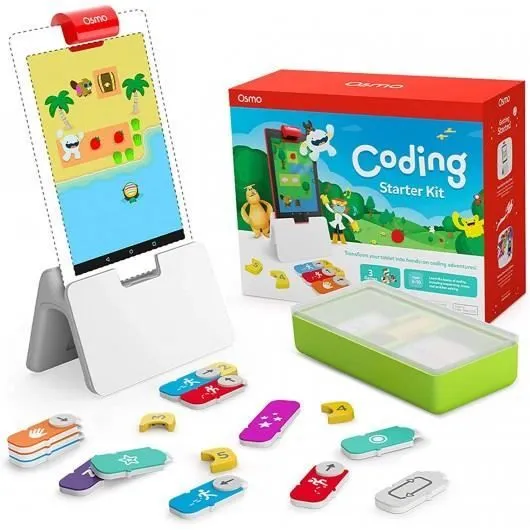 Kit éducatif - OSMO - Coding Starter Kit - 3 jeux interactifs - Pour enfants de 5 à 12 ans - Multicolore-0
