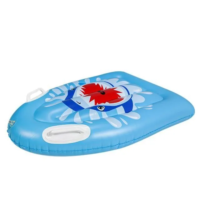 CONFO®La natation portable pour enfants gonflables en pvc de planche de surf flotte des skis nautiques une flottabilité forte et sta-1