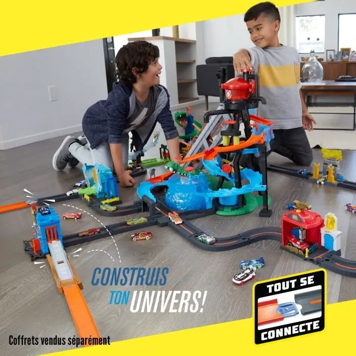 Circuit Hot Wheels - Station de Lavage Ultime - Véhicule Color Shifters inclus - Garçon - A partir de 4 ans-4