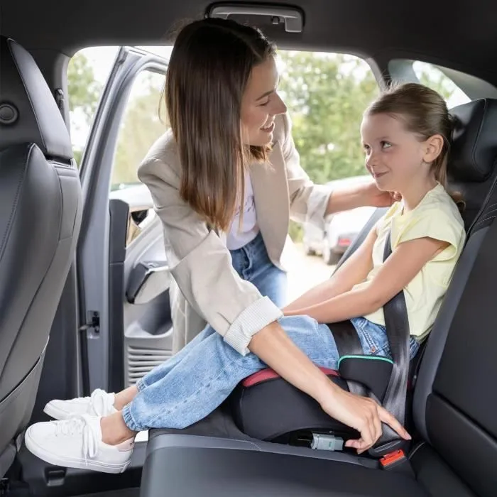 BEBECONFORT Siège auto Manga i-Fix, Rehausseur ISOFIX, de 6 à 12 ans, 22-36 kg, 125-150 cm, Gray Mist-3