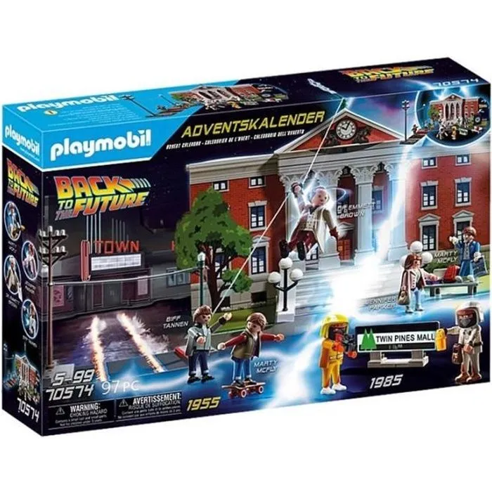 PLAYMOBIL - 70574 - Calendrier de l'Avent "Back to the Future"-0