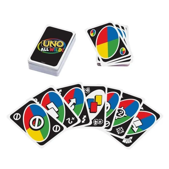 Mattel Games - Uno All Wild - Jeu de Cartes Famille - Dès 7 ans-1