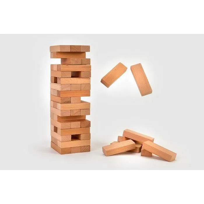 Legnoland 40312 Game Patatrack en bois en tube, 54 pièces-1