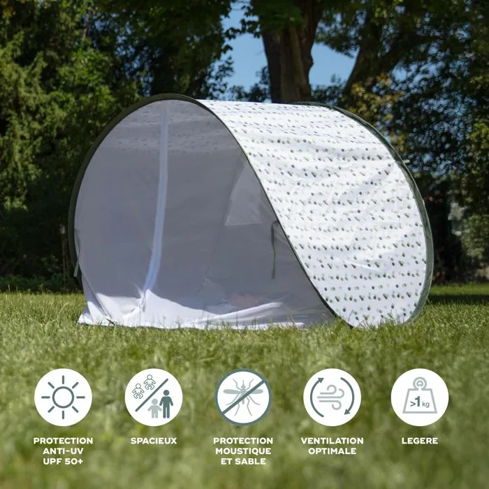 Tente Anti-UV Bébé - Babymoov - Provence - FPS 50+ - Moustiquaire intégrée - Légère (<1kg)-3
