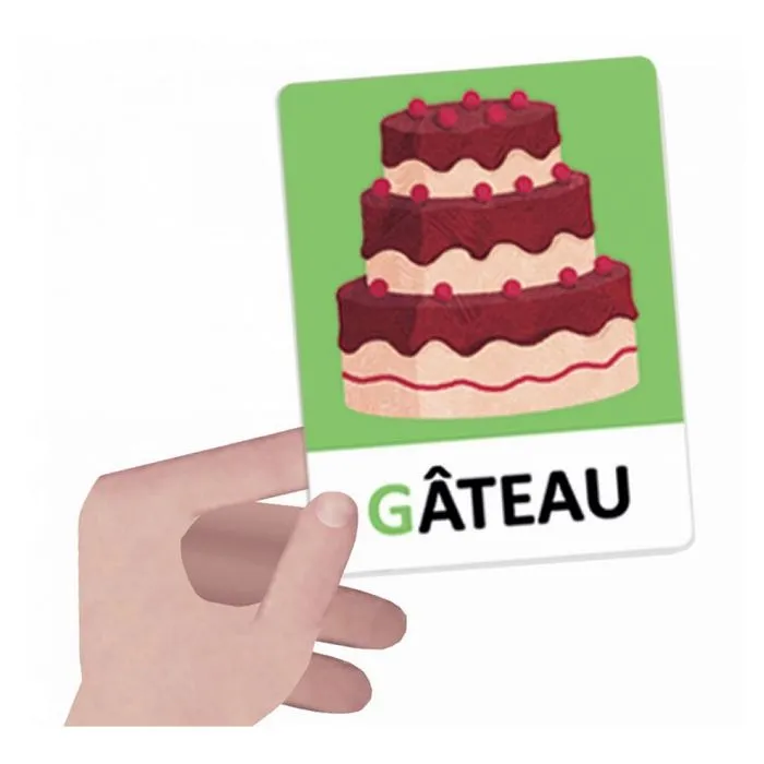 Flashcards Montessori - Headu - Alphabet tactle phonetique - Rouge - Mixte - A partir de 12 mois-2