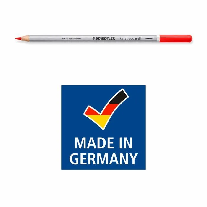Crayon de couleur - craie grasse Staedtler - 125-80 - Karata Lot de 6 Crayons de couleur aquarellable Gris Clair-3