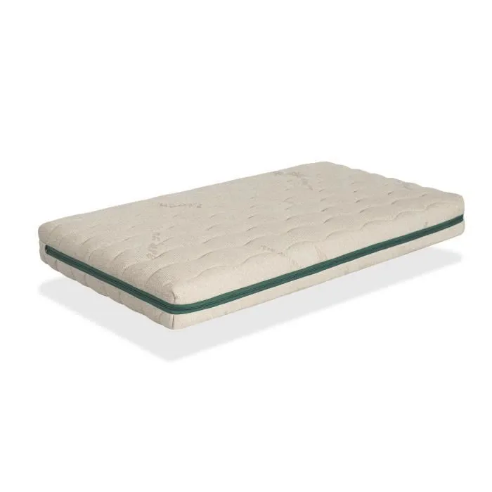 Matelas pour lit bebe 70x140 ORGANIC AQUA BREATHAIR - 11 CM - Noyau 100% Lavable, respirant, écologique et recyclable-0