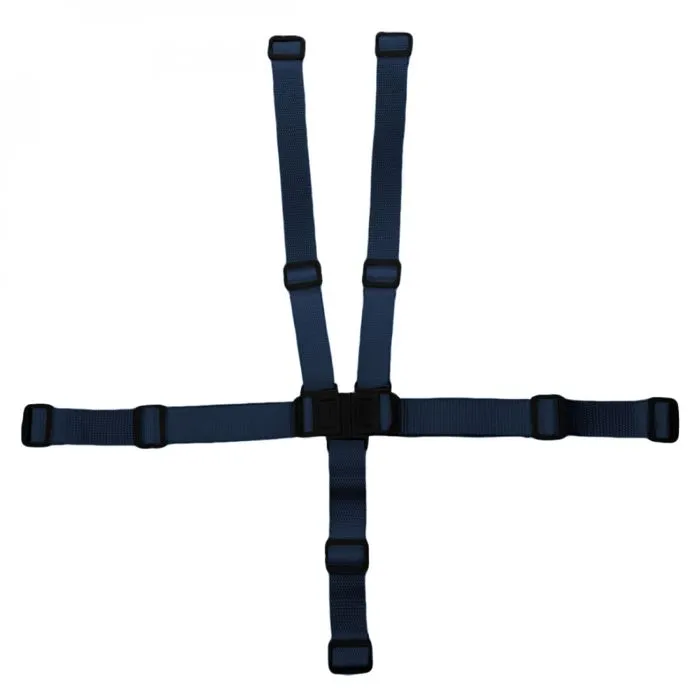 Harnais de sécurité 5 points pour chaise haute enfant - Gamme Ptit - Bleu - Monsieur Bébé-0