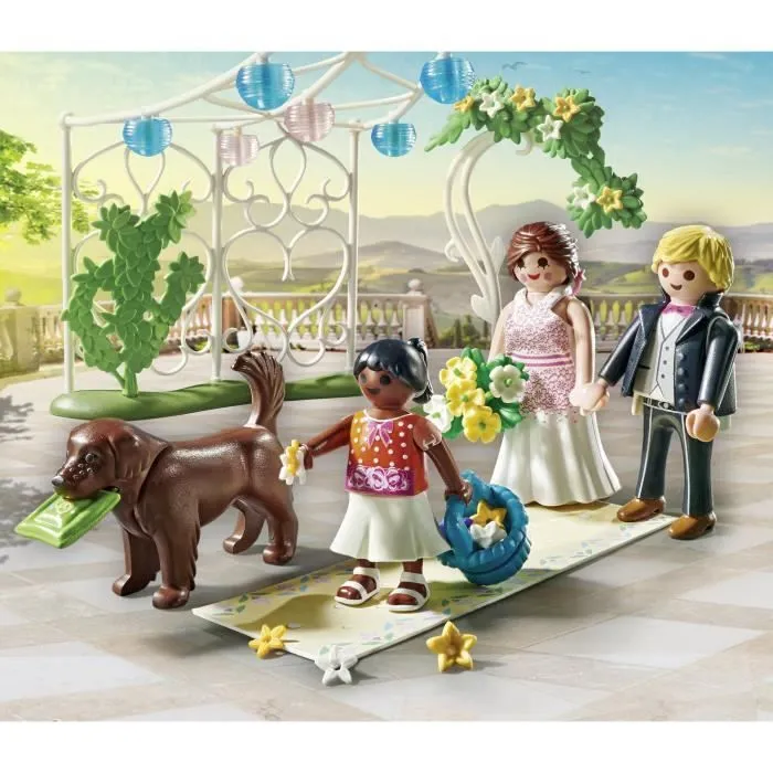 PLAYMOBIL 71365 Cérémonie de mariage, City Life, Le mariage, 163 pièces, Dès 4 ans-2