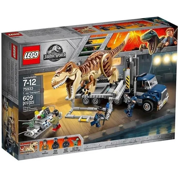 LEGO® Jurassic World™ 75933 Le transport du T. rex - Jeu de construction-0