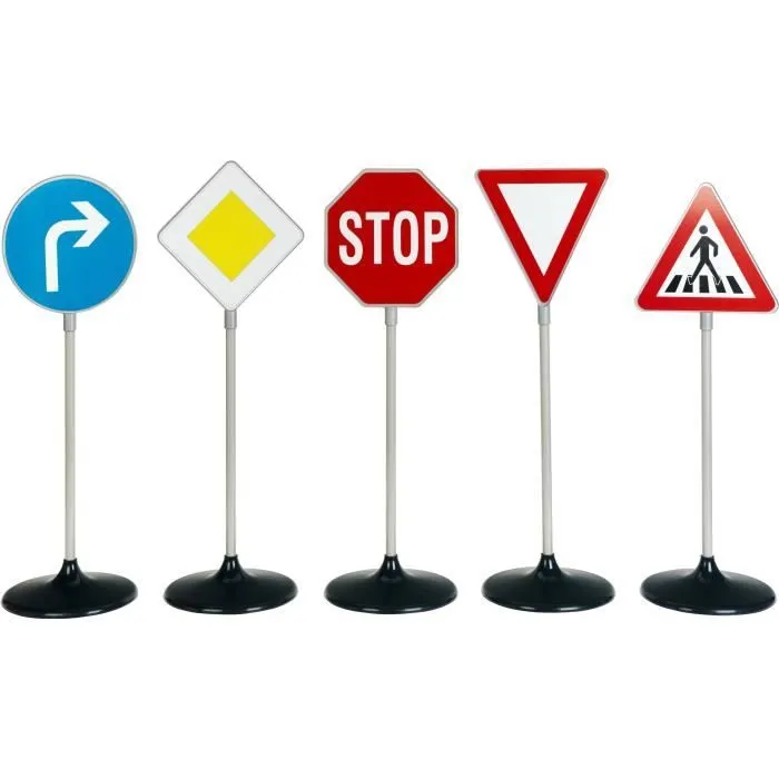 Set de 5 panneaux de signalisation routière pour enfant - KLEIN - 2980-0