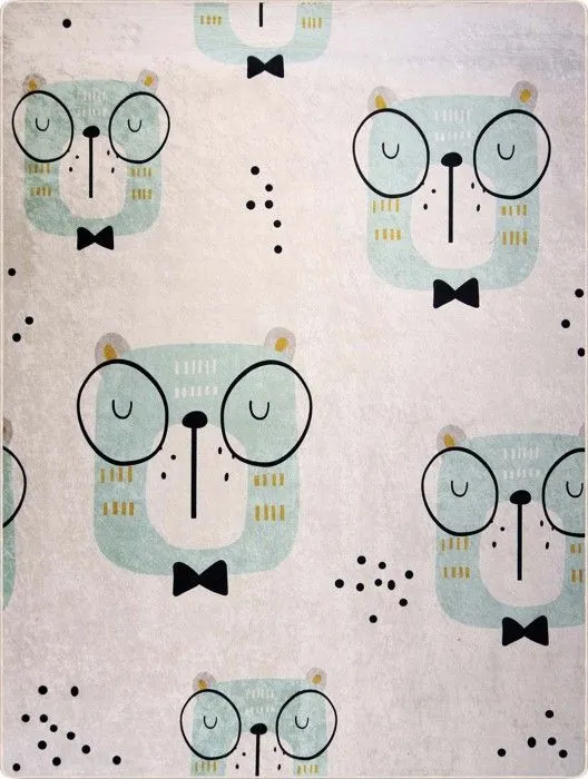 Tapis Enfant Hibou, Dimension: 80x150-1