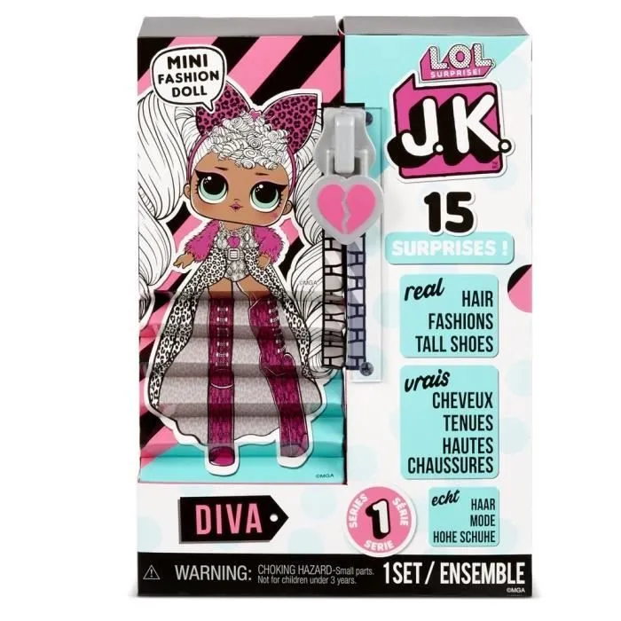 L.O.L. Surprise - Mini Poupée Mannequin JK - Diva-6