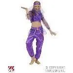 Déguisement sultane enfant - WIDMANN - satiné violet - motifs orientaux - 5 ans et plus-1