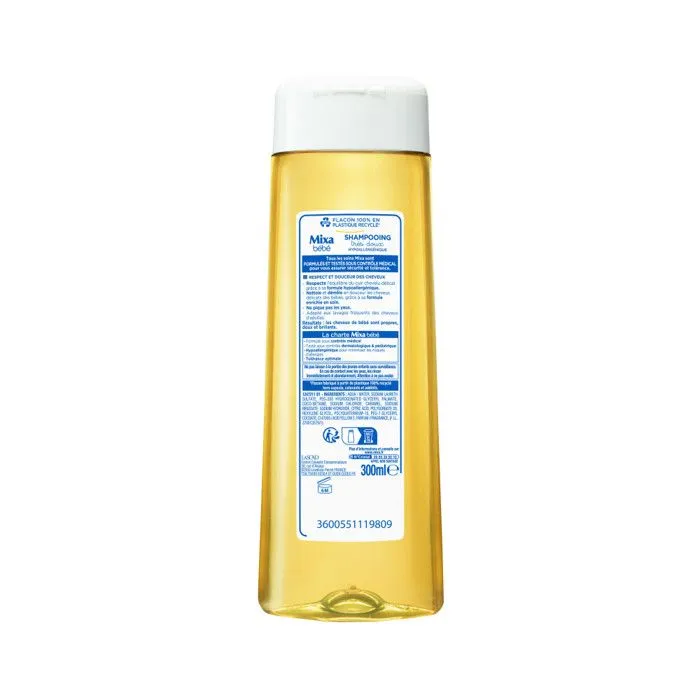 Lot de 12 - Mixa Bébé Shampooing Hypoallergénique 300ml-2