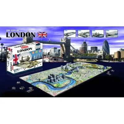 Puzzle 4D Cityscape - 1200 pièces : Londres, An…-0