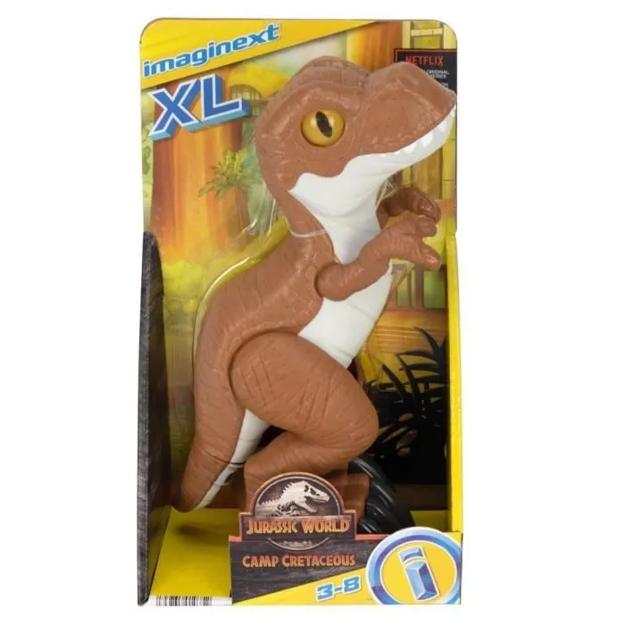 Fisher Price - Imaginext Jurassic World La Colo du Crétacé, Grande Figurine T-Rex - Figurine Dinosaure - Dès 3 ans-4