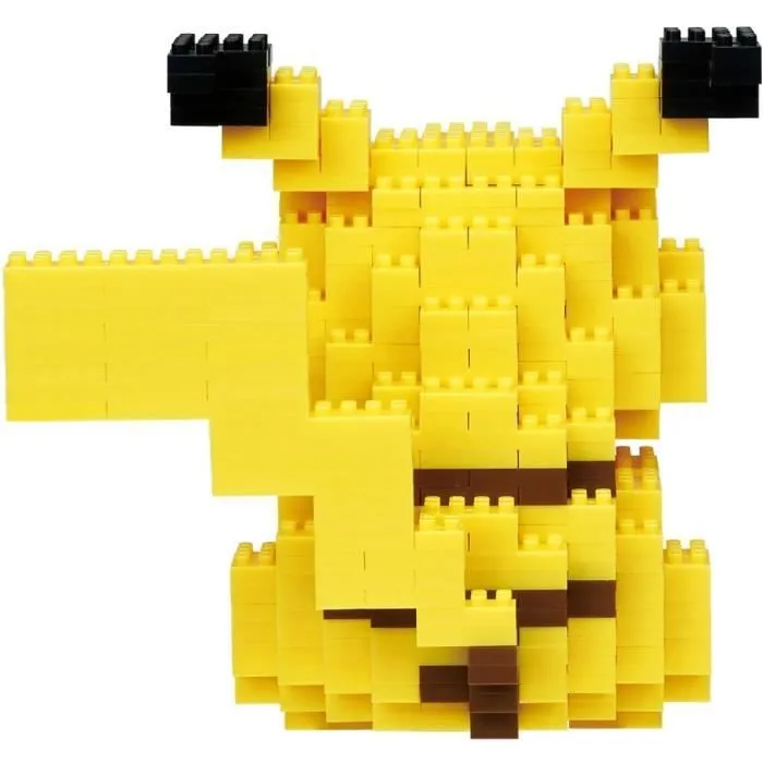 Figurine en briques - BANDAI - NANOBLOCK - Pokémon - Pikachu Deluxe-0