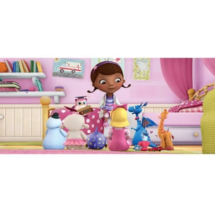 Poster - Disney - Docteur la Peluche - L90 x H202cm - Lavable - Facile à poser-1