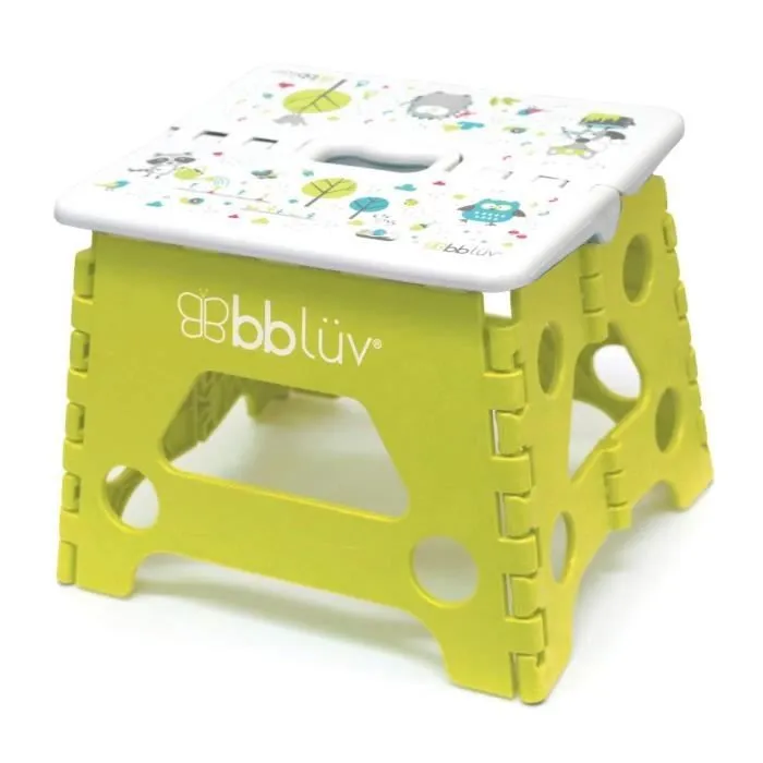 Marche-pied pliable Bblüv Stëp Lime - Jane - Mixte - 18 mois - Vert - Plastique sans BPA-0
