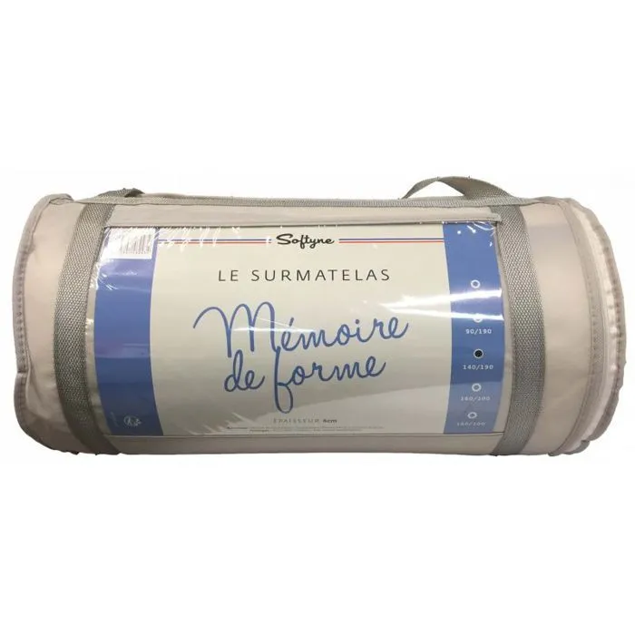 Surmatelas Lestra Softyne à mémoire de forme 80 x 200 cm Lestra-0