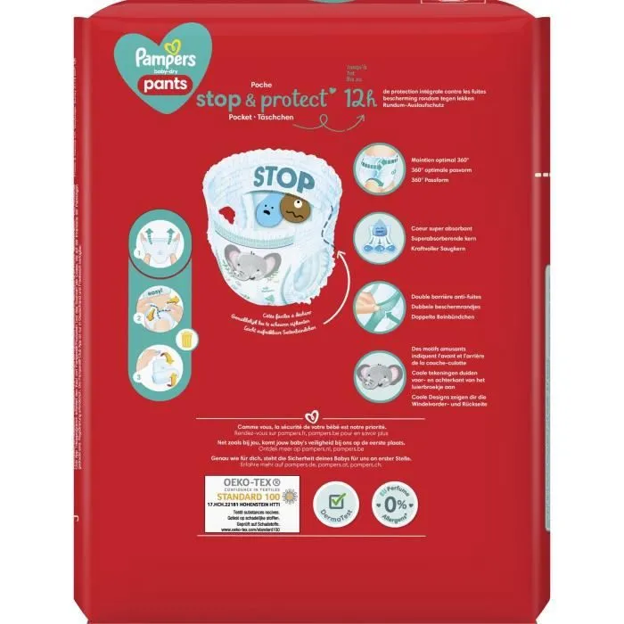 PAMPERS Baby-Dry Pants Taille 5 - 21 Couches-culottes-8