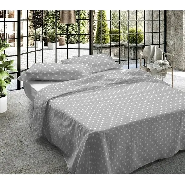 Drap - Lua Dreams - Dreamer - Gris - Dimensions Lit de 90 (160 x 270 cm)-0