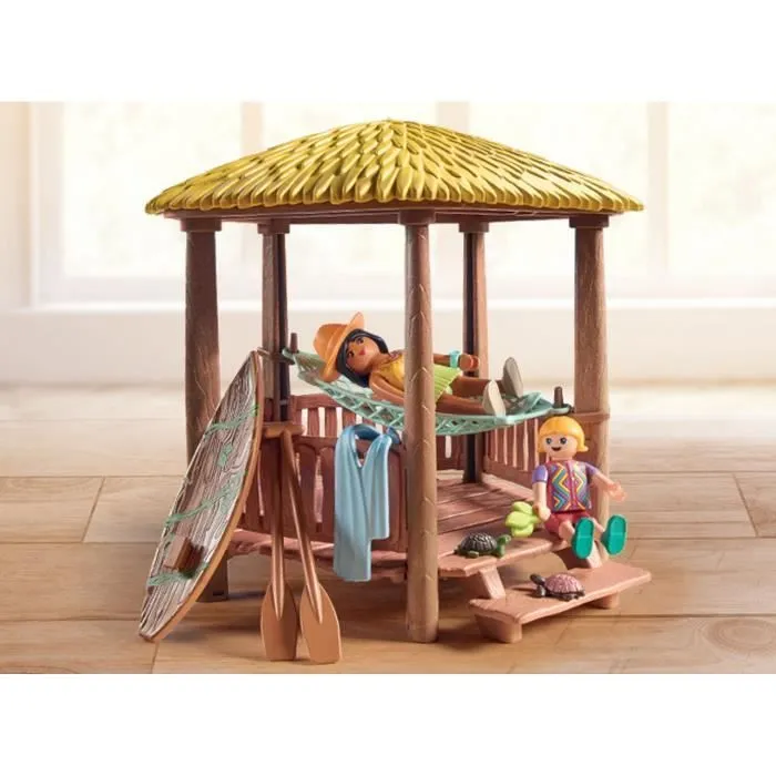 PLAYMOBIL - 71143 - Wiltopia - Paddles et dauphins roses-3