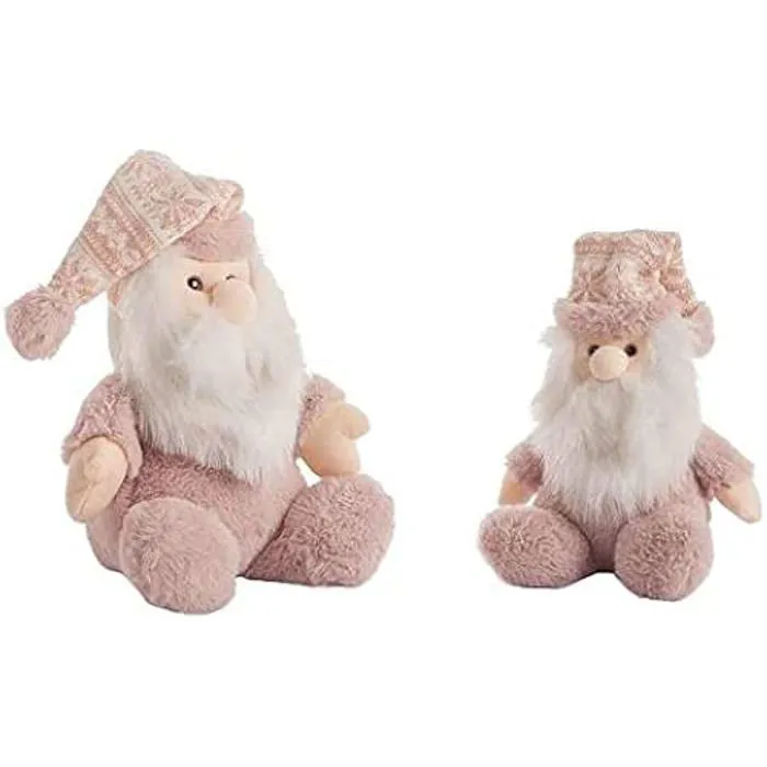 Jouet en peluche - CREACIONES LLOPIS - Père Noël rose - 28 cm - Enfant - Intérieur-0