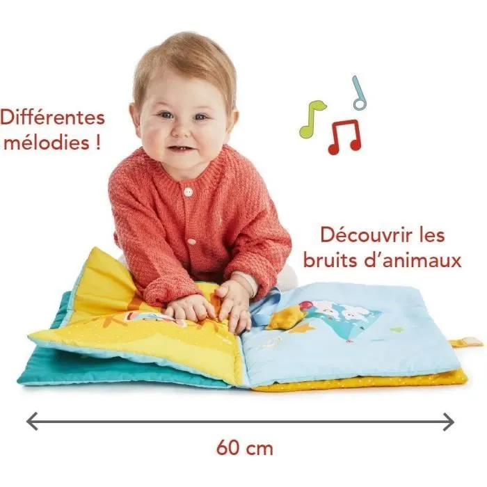 Livre d'éveil interactif VULLI Touch&Play Book Sophie la girafe et ses amis - 8 Pages - Mélodies-4