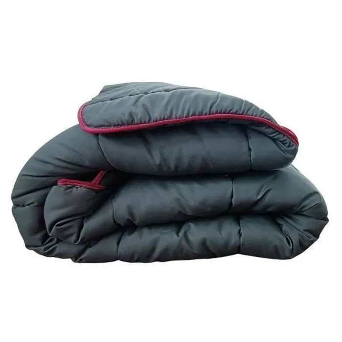 Couette ltempérée Gris Anthracite - 1 personne 140 x 200 - Mi saison - MORTREUX-0