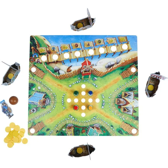 Jeu de société - HABA - La Vallée des Vikings - adresse et tactique - 6 ans et plus-3