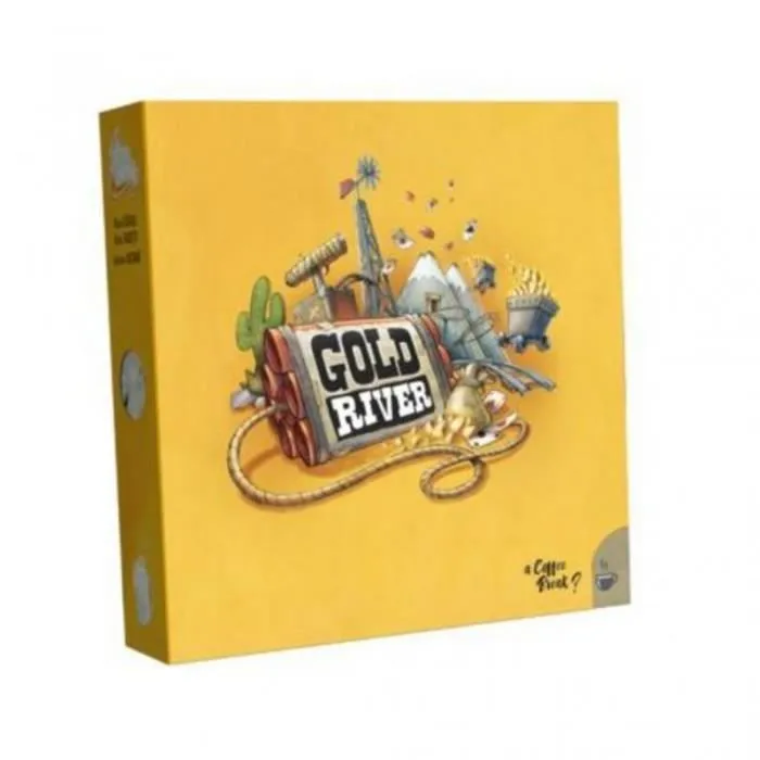 Jeux de société - Lumberjacks-Studio - Gold river - Multicolore - Jaune-0