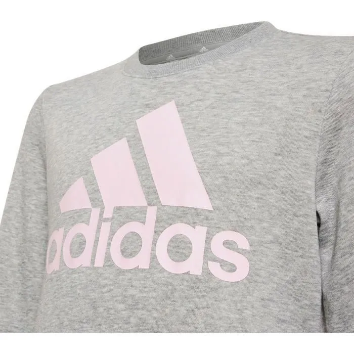 Sweat - adidas - G BL SWT - Gris - 8 Ans Fille - Manches longues-2