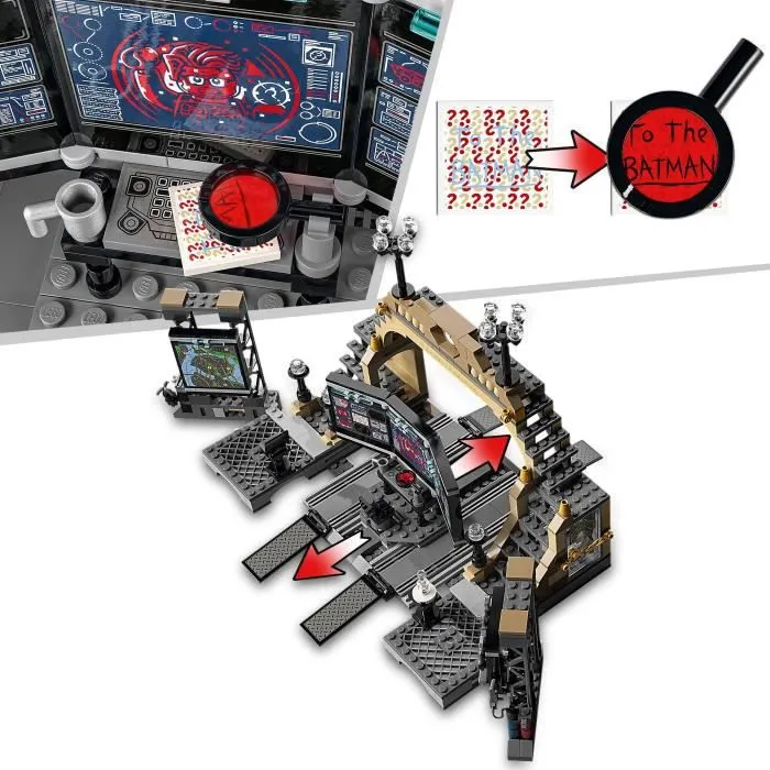 LEGO® 76183 DC Batman La Batcave : l’Affrontement du Sphinx, Moto Jouet pour Enfants dès 8 ans, avec Catwoman et Alfred-3