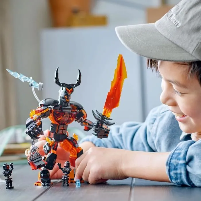 LEGO® Marvel 76289 Figurine de Thor contre Surtur à construire, Set de super-héros-4