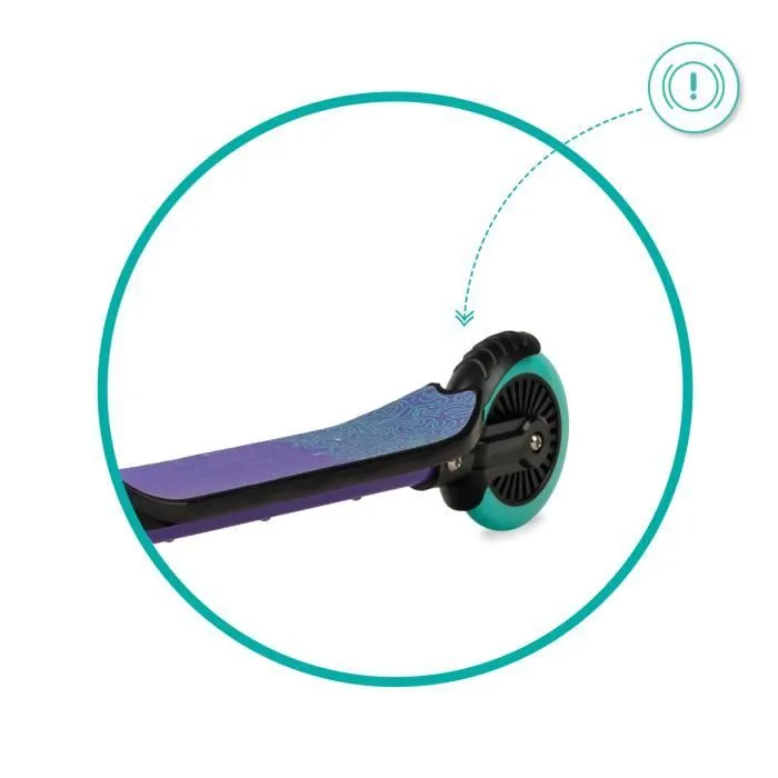 Trottinette Enfant - QKIDS BRO - Roues 130mm - Réglable - Violet-3